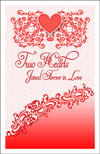 Wedding Program Cover Template 12F - Graphic 2